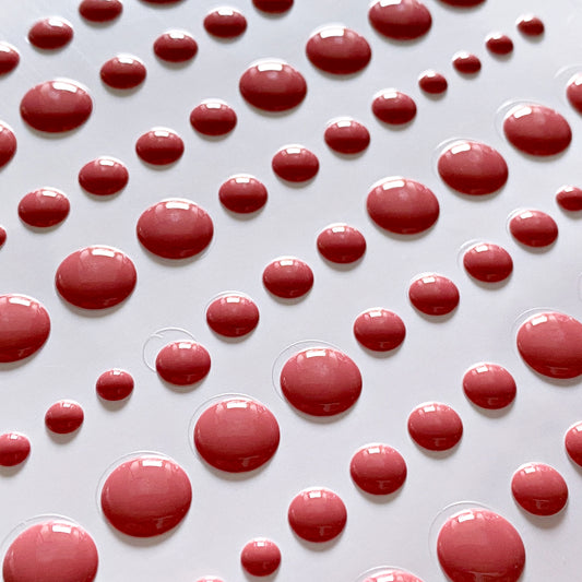 Solid Enamel Dots, 96 Pc - English Rose